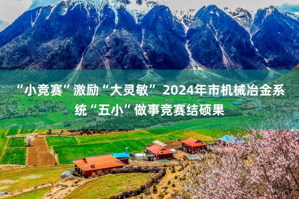 “小竞赛”激励“大灵敏” 2024年市机械冶金系统“五小”做事竞赛结硕果